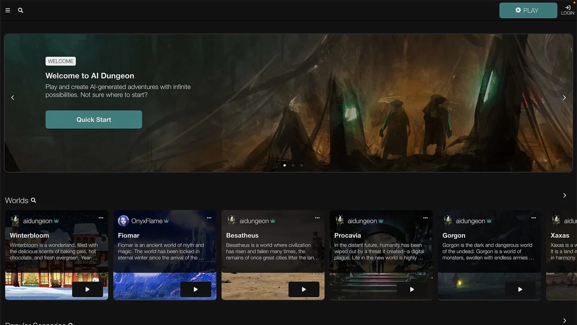AI Dungeon screenshot 1