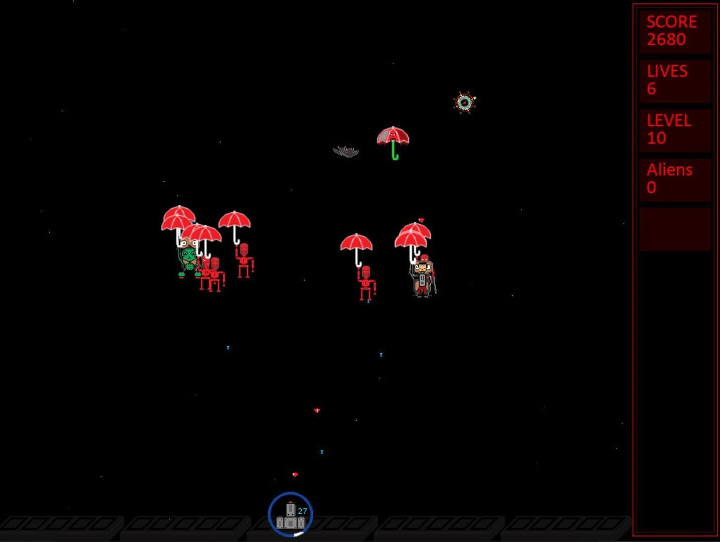 Aliens and Umbrellas screenshot 1