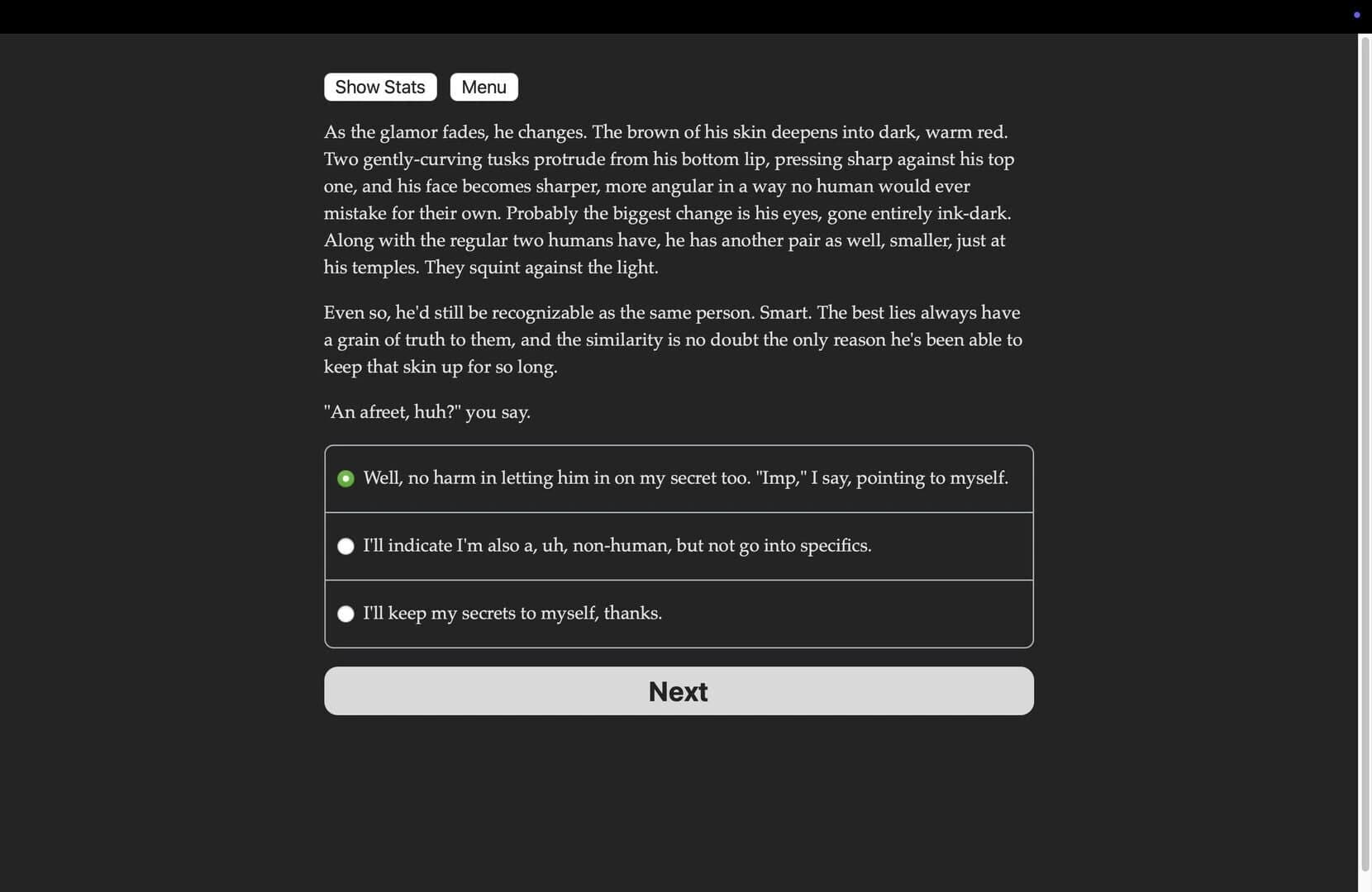An Imp and an Impostor screenshot 2