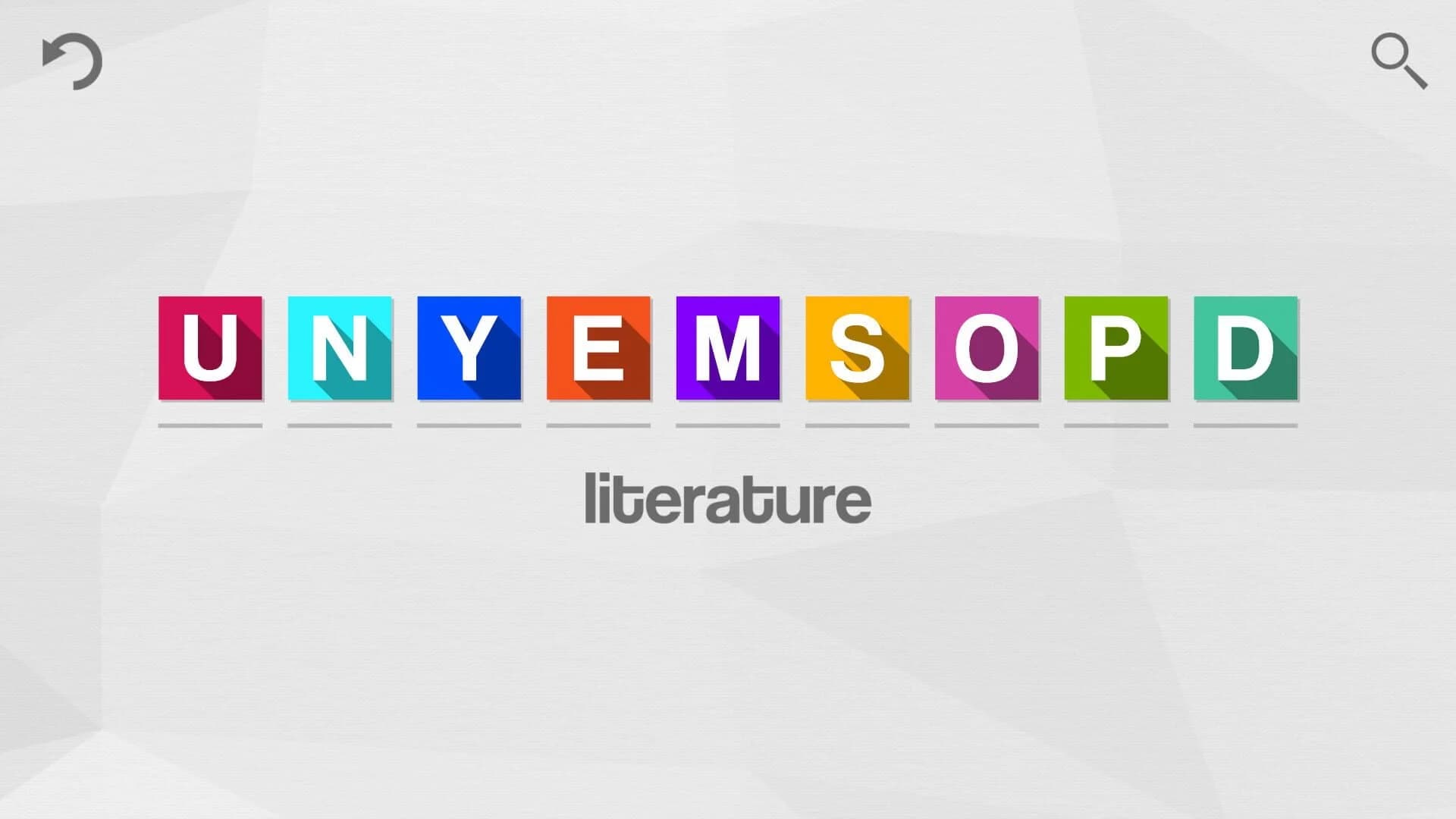 Anagrams screenshot 1