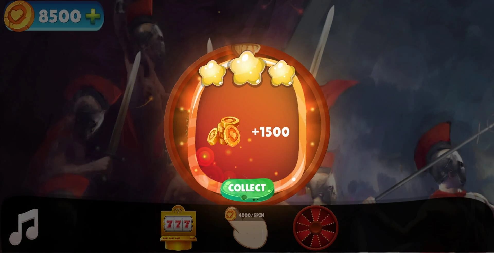 Ancient Warriors Casino Jackpot screenshot 5