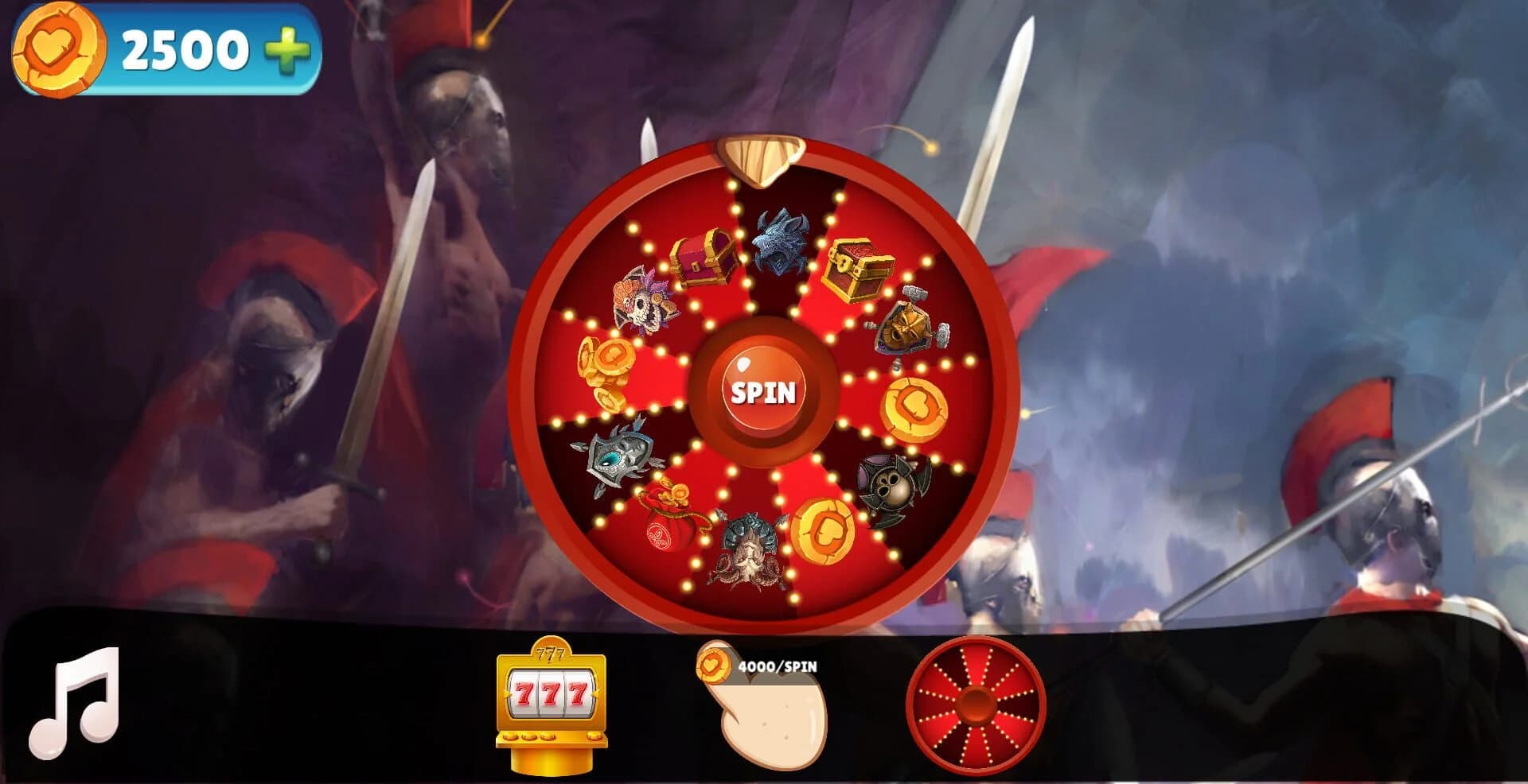 Ancient Warriors Casino Jackpot screenshot 3