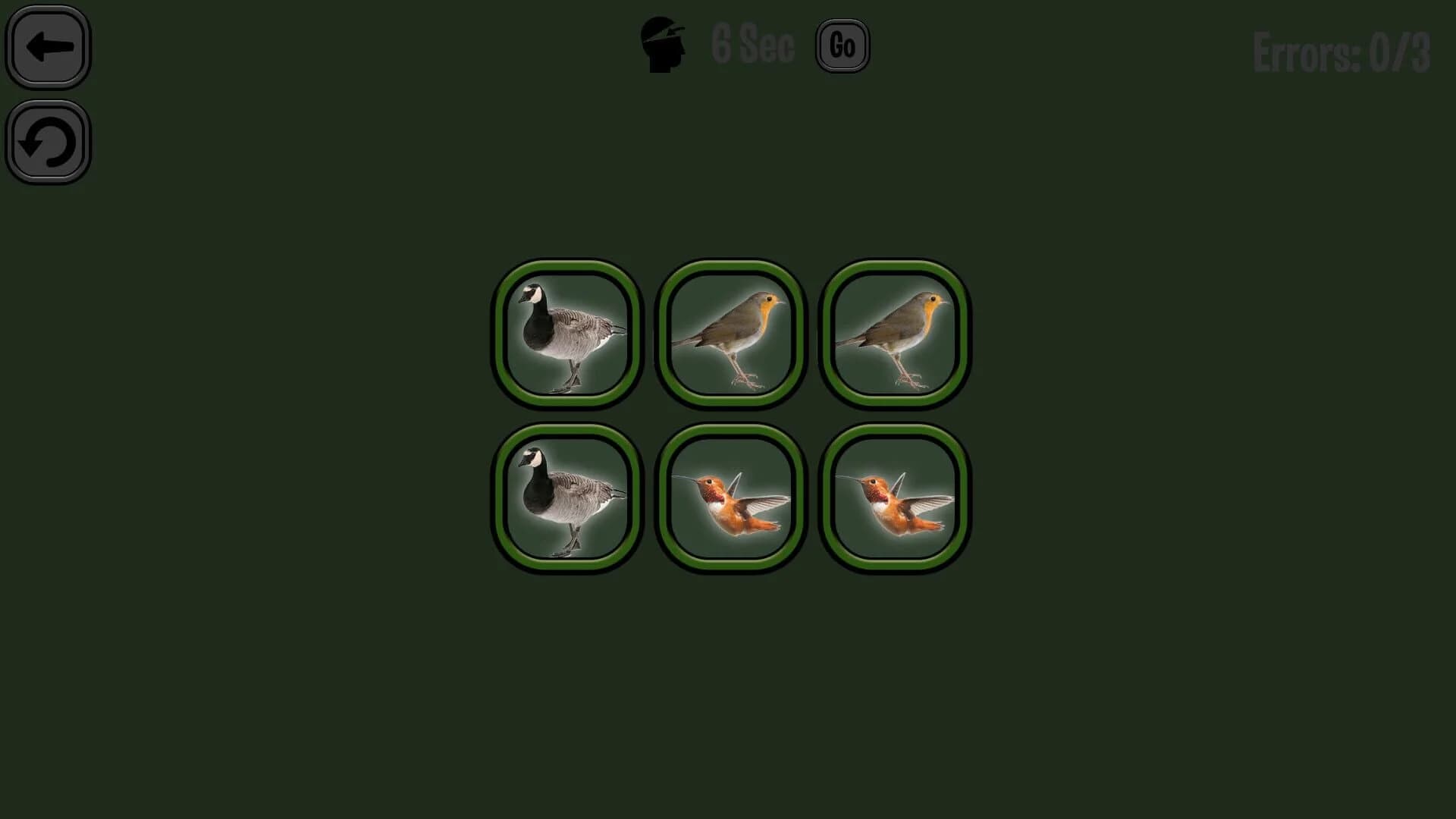 Animals Memory: Birds screenshot 3