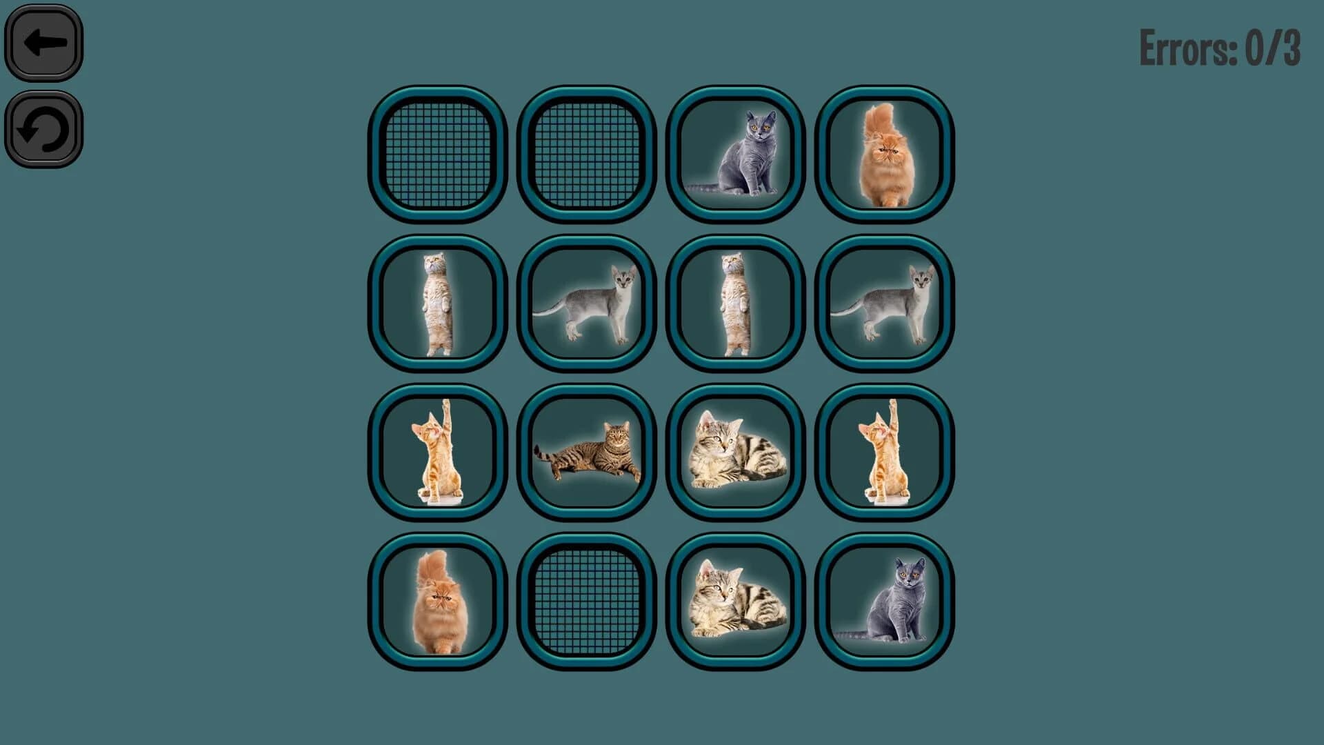 Animals Memory: Cats screenshot 2