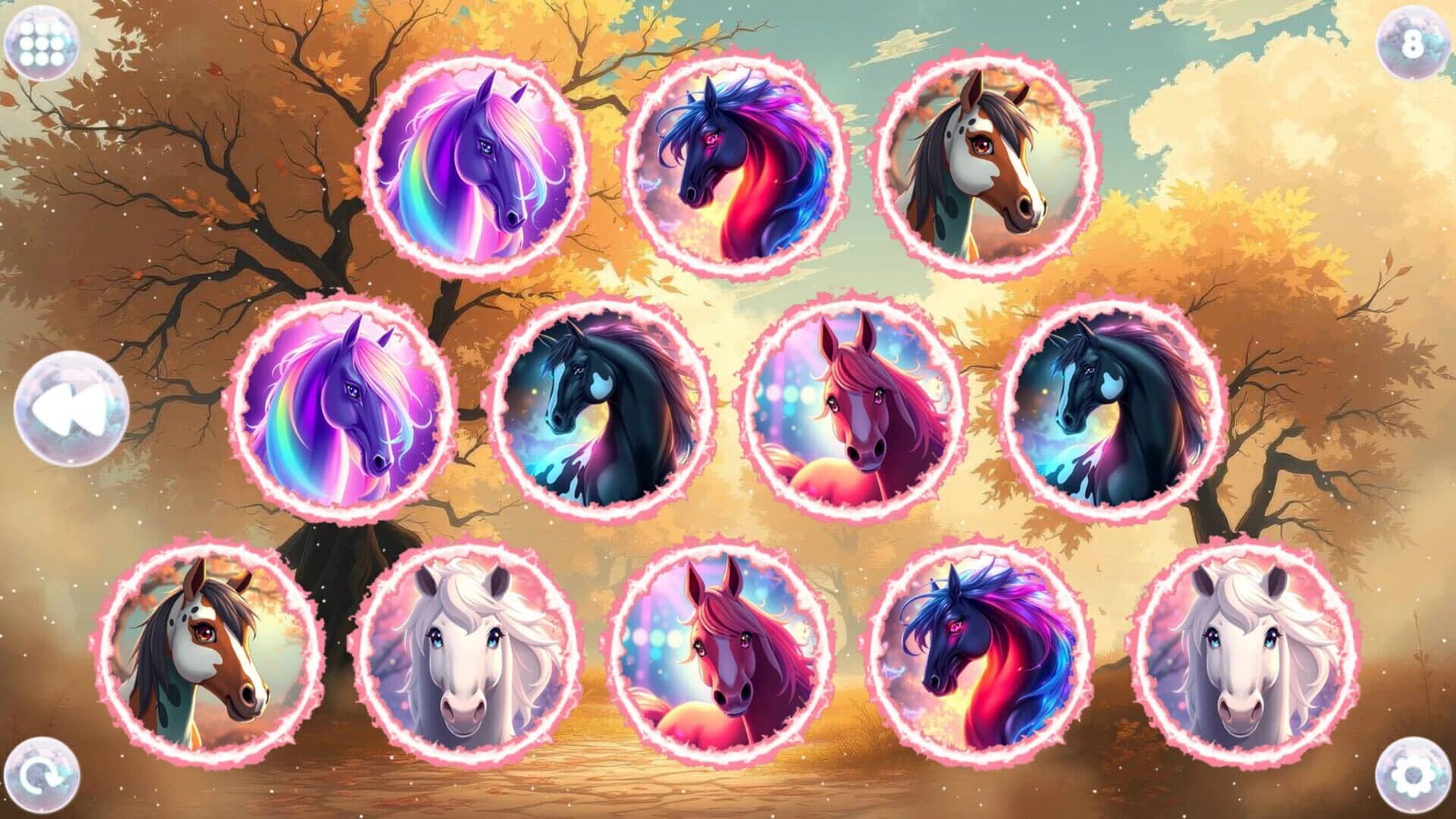Anime Dream Match: Horses screenshot 1