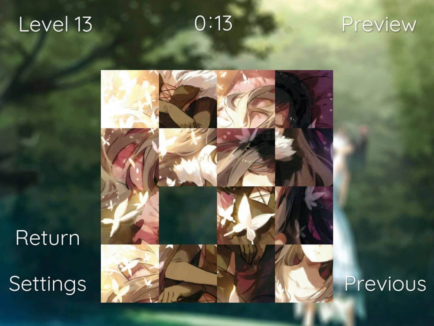 Anime Girl Slide Puzzle screenshot 2