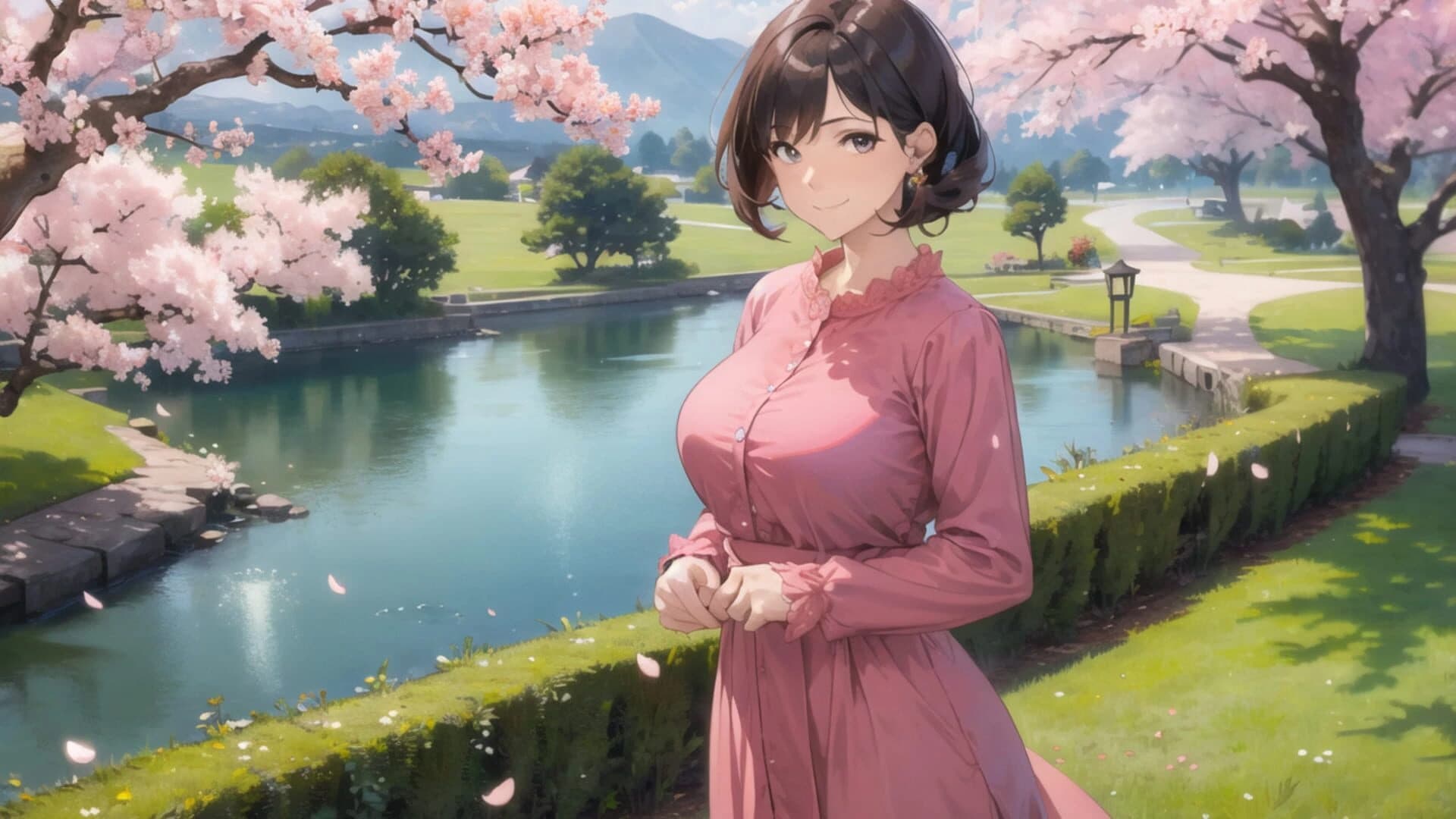 Anime Girls: Sakura Love screenshot 2