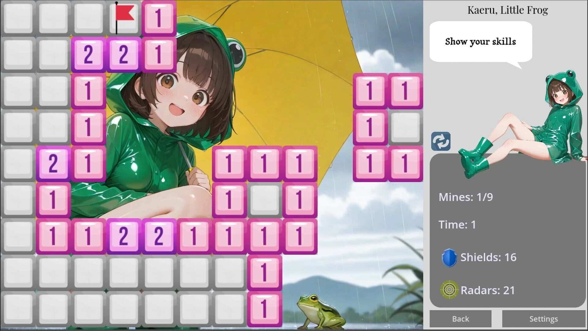 Anime Minesweeper screenshot 2
