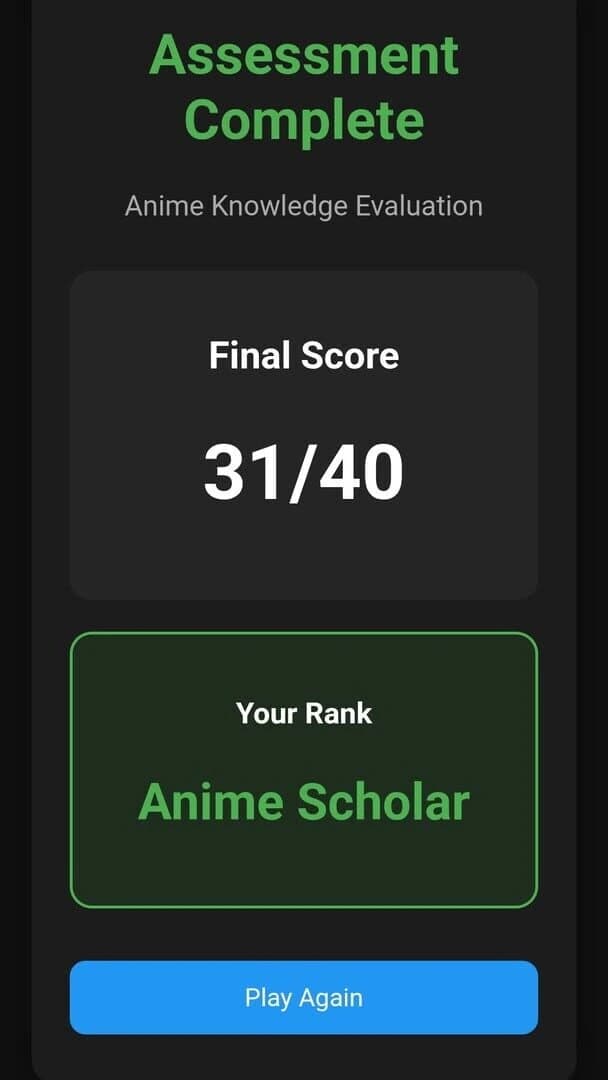 Anime Quiz Challenge screenshot 4