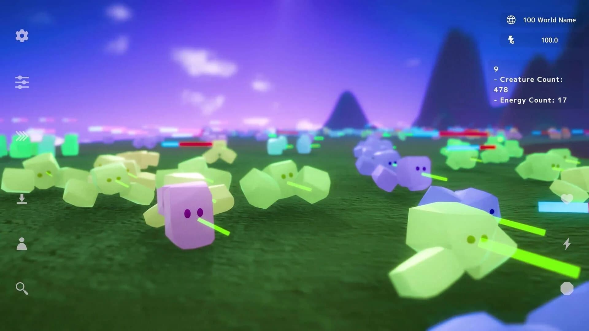 Anlife: Motion-Learning Life Evolution screenshot 2