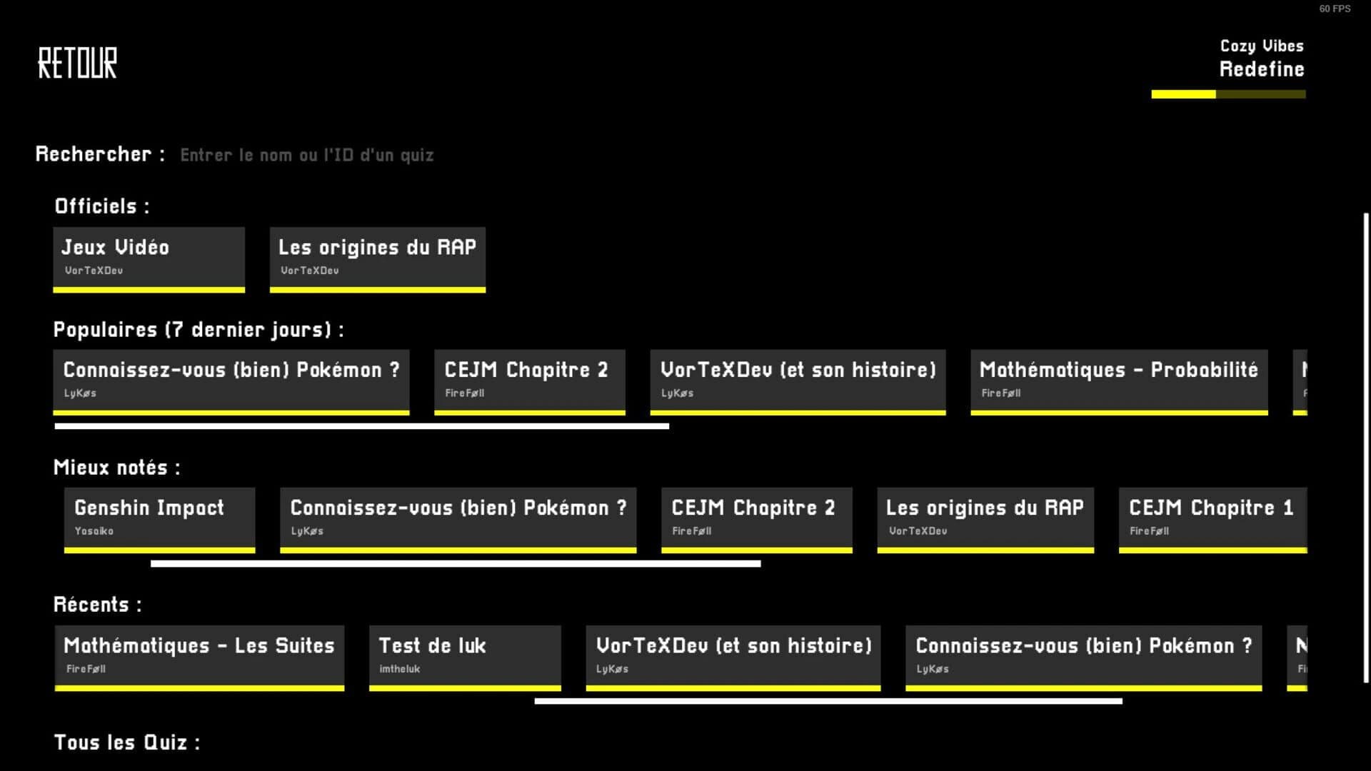 AnotherQuizzGame screenshot 2
