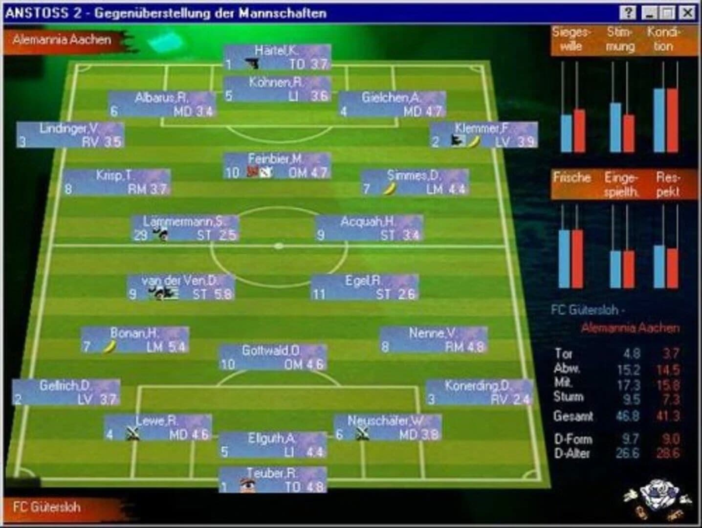 Anstoß 2 screenshot 1