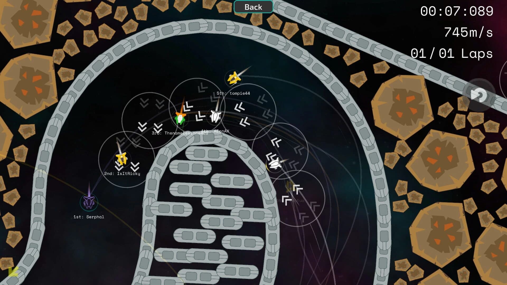 ANXRacers: Drift Space screenshot 2