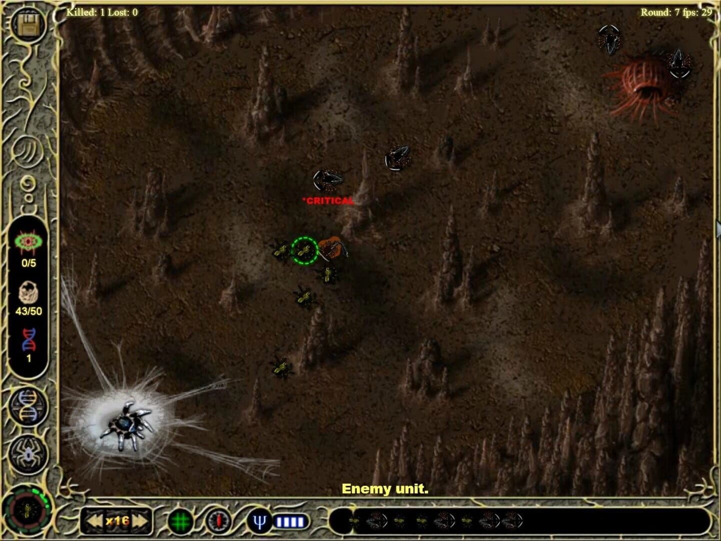 Arachnid Wars 1.5 screenshot 2
