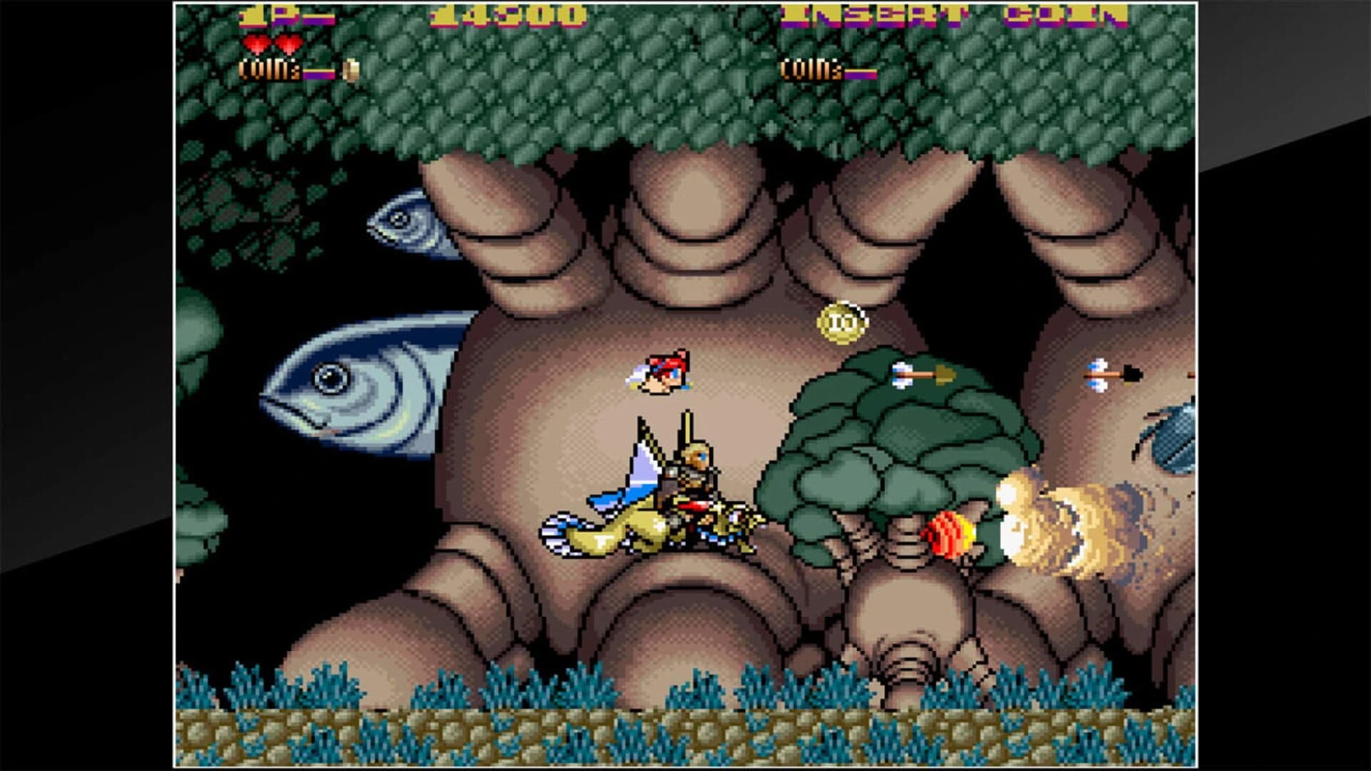 Arcade Archives: Black Heart screenshot 1