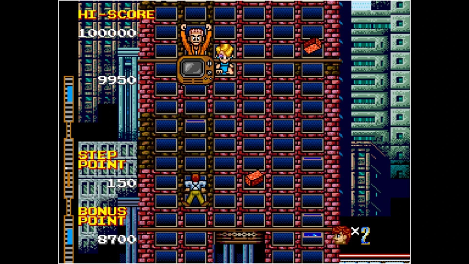 Arcade Archives: Crazy Climber 2 screenshot 1