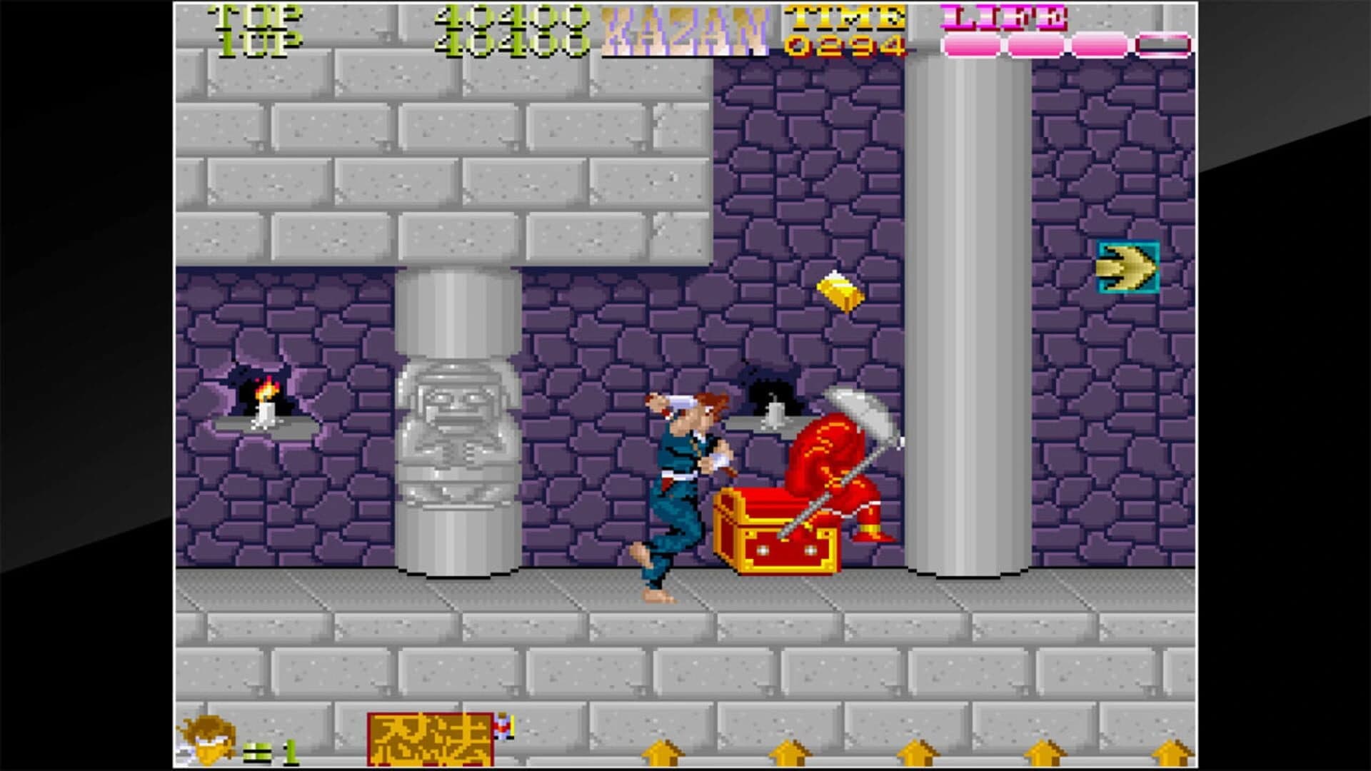 Arcade Archives: Ninja Kazan screenshot 3