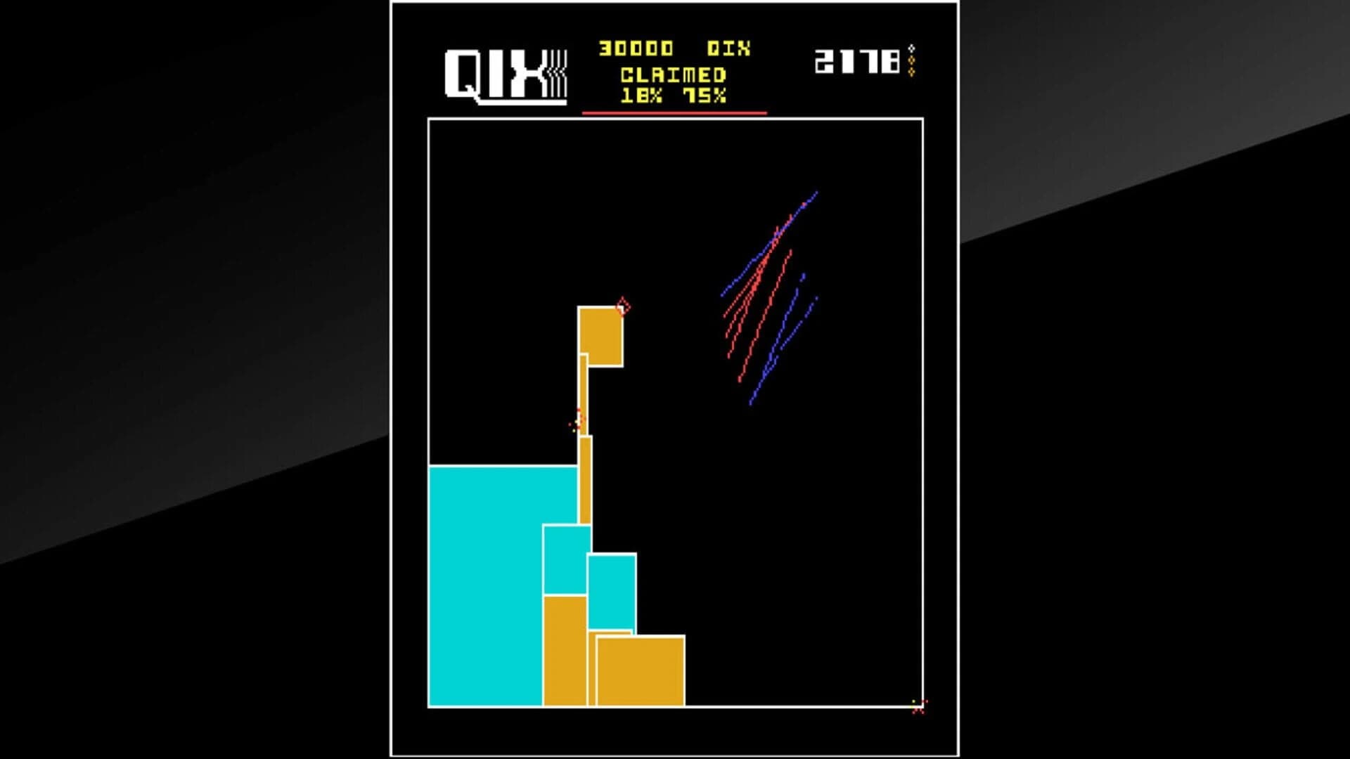 Arcade Archives: Qix screenshot 1