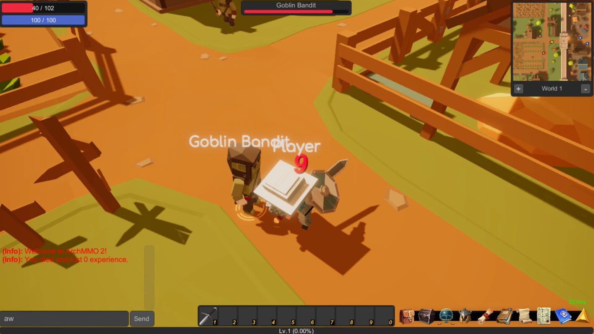ArchMMO 2 screenshot 1