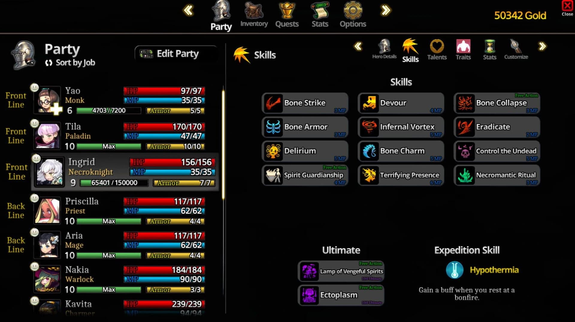 Aria Chronicle: Necroknight screenshot 5