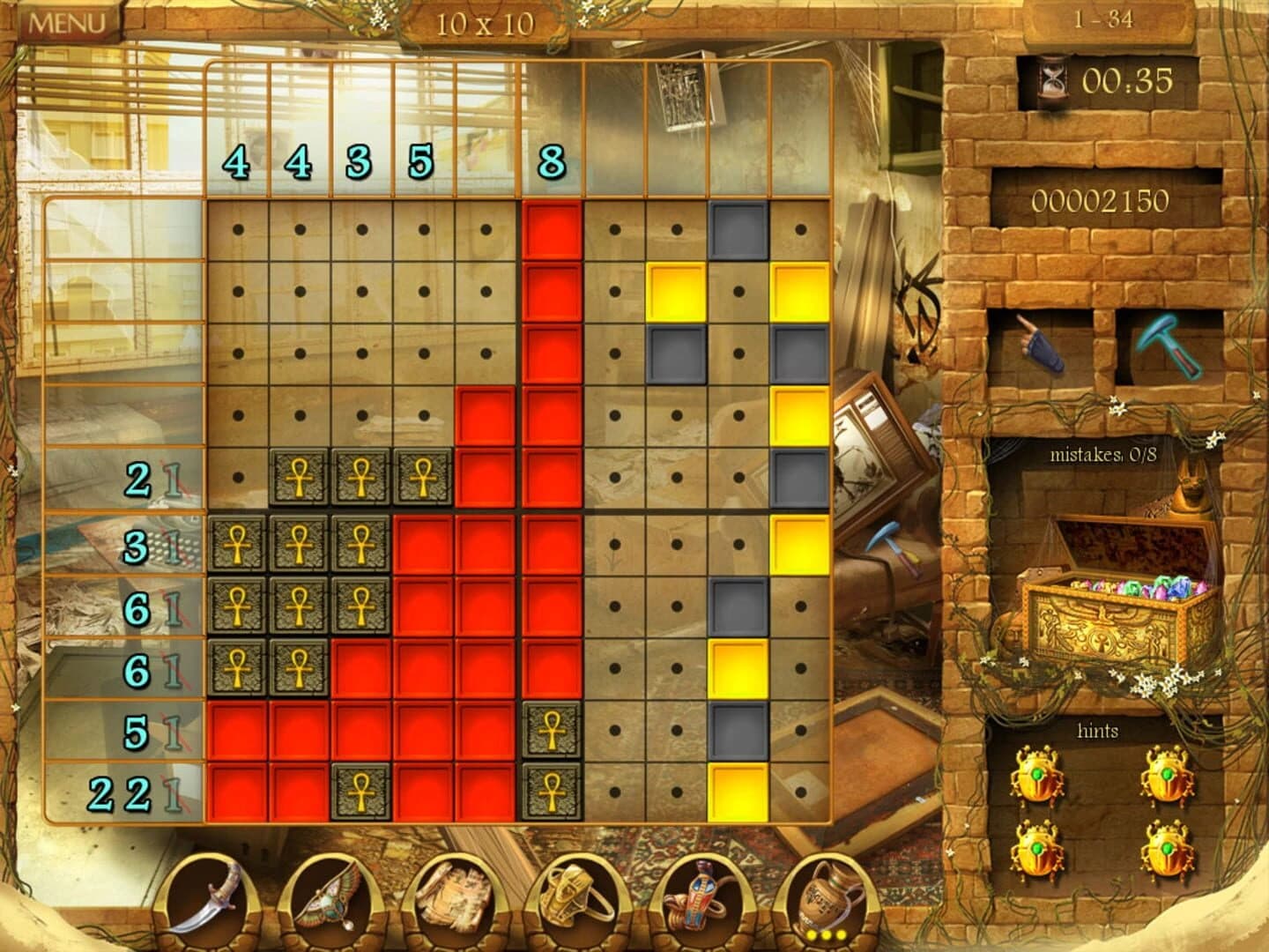 Arizona Rose and the Pharaohs' Riddles screenshot 2