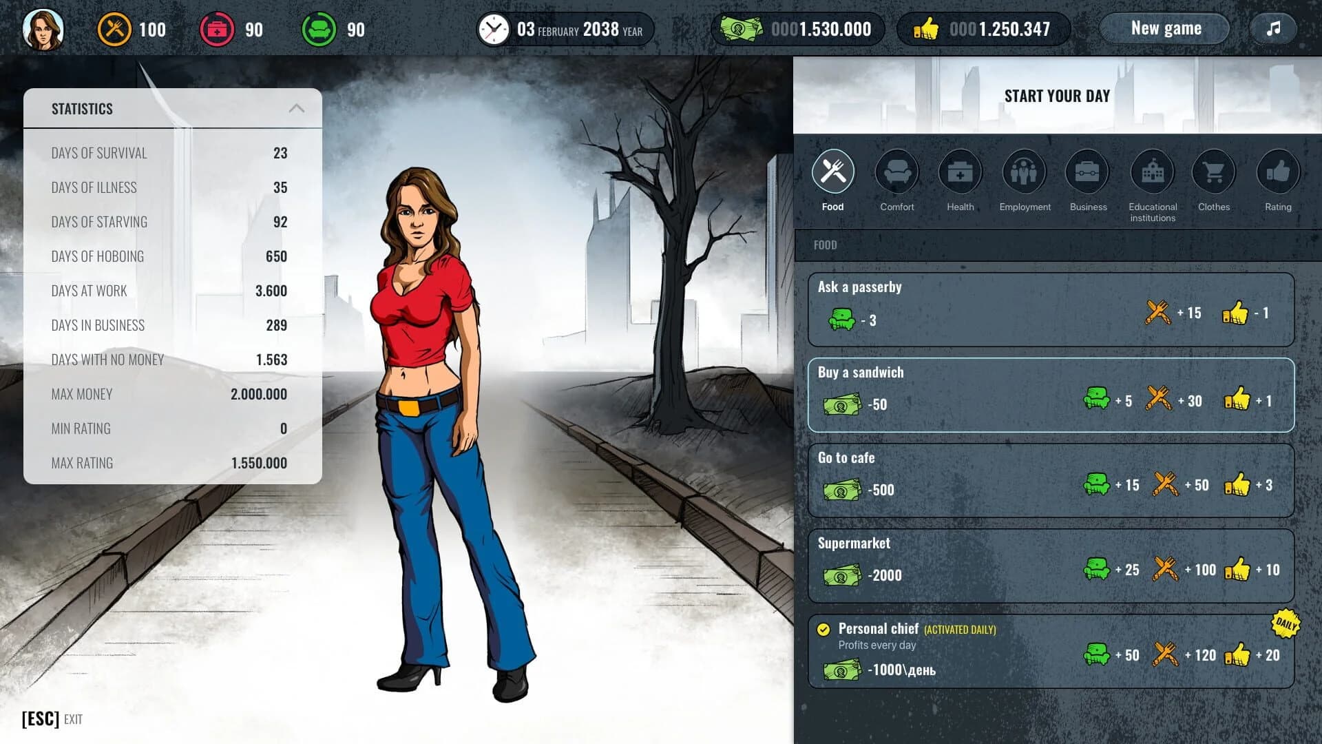 Ashley: The Story Of Survival screenshot 1