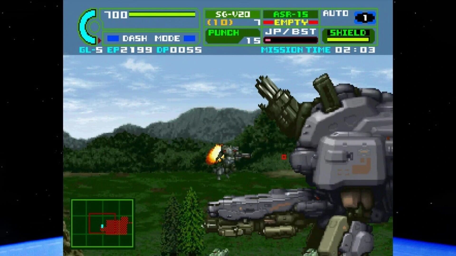 Assault Suit Leynos 2: Saturn Tribute screenshot 1
