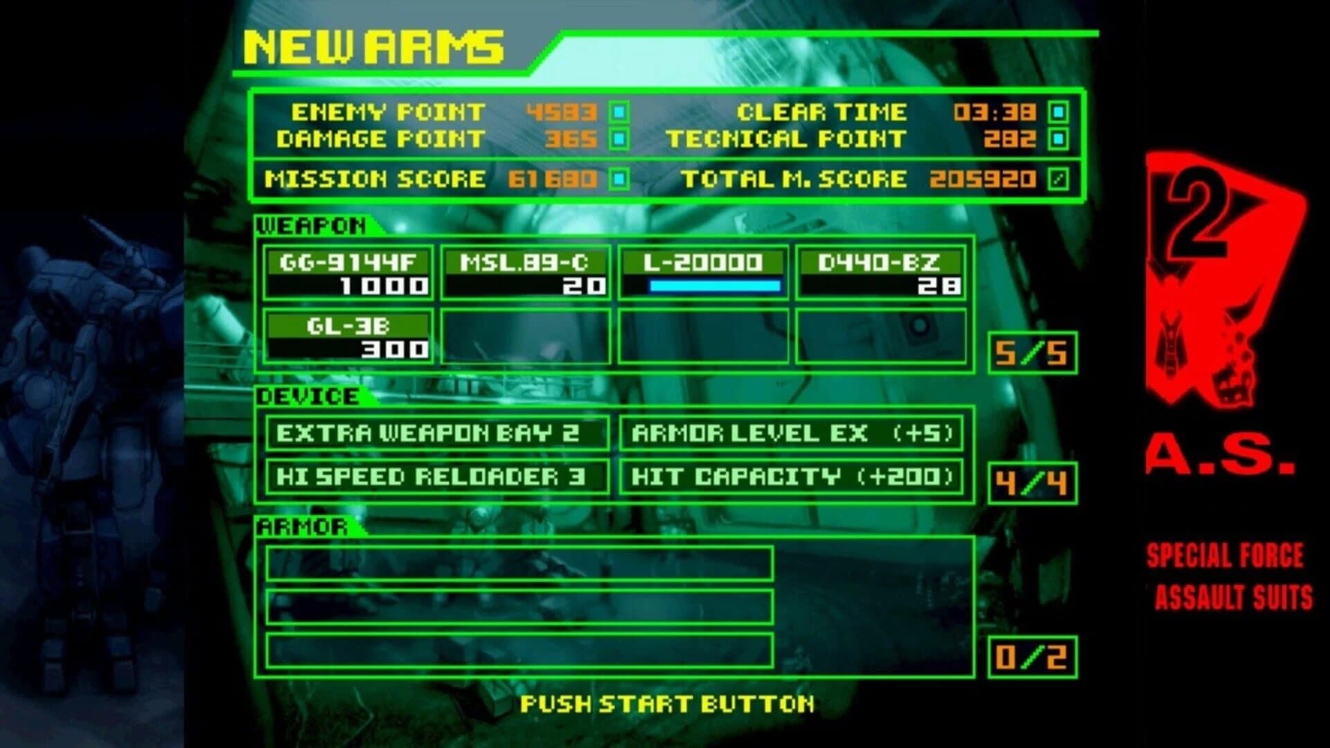 Assault Suit Leynos 2: Saturn Tribute screenshot 2