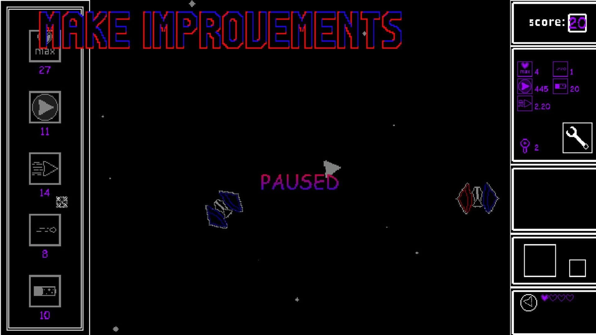 Asteroids and more asteroids screenshot 4