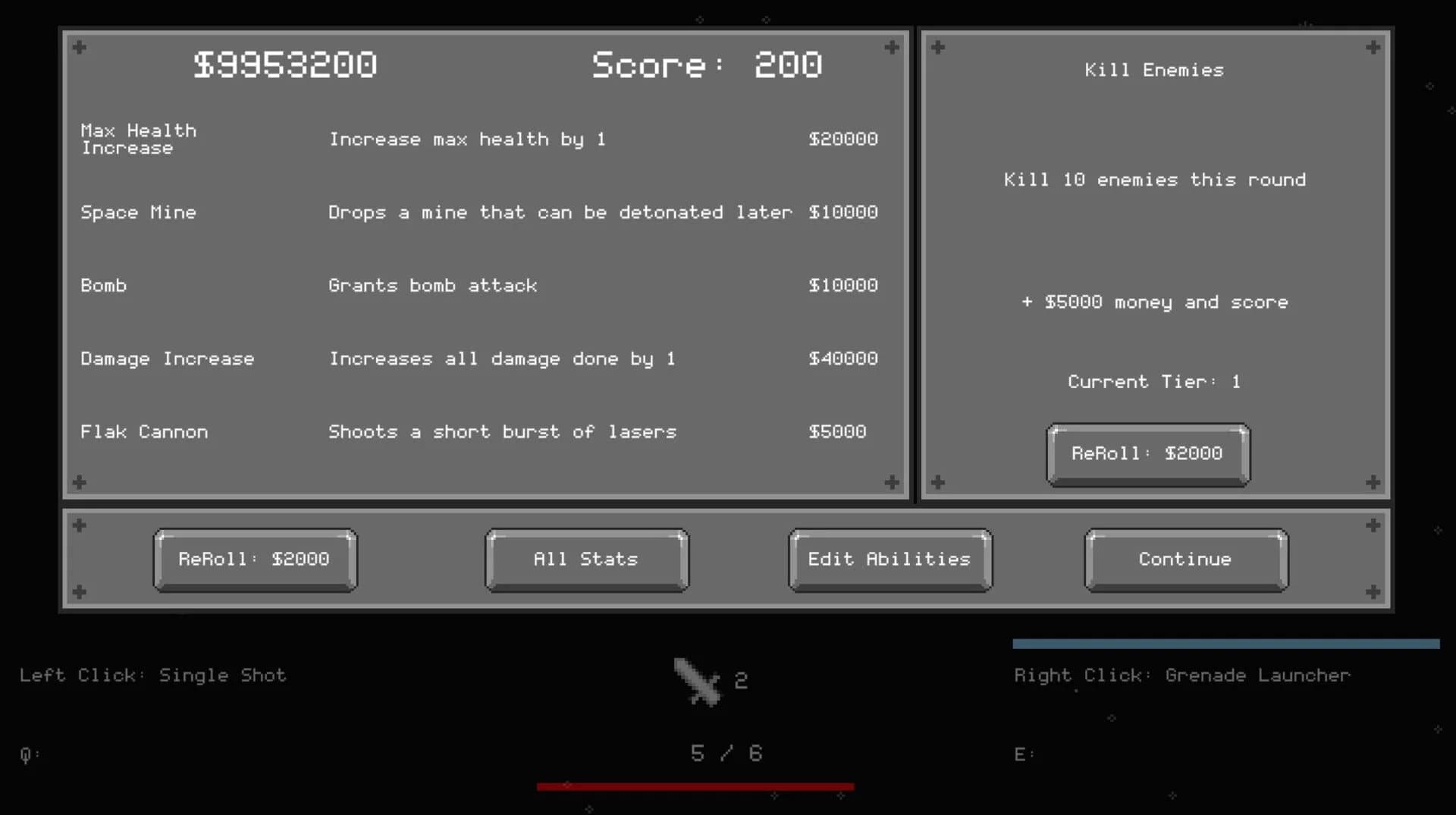 Asteroids... But Roguelite screenshot 5