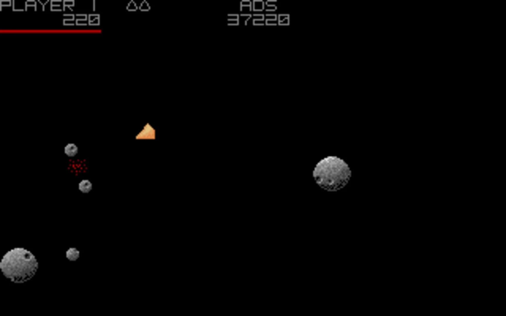 Asteroids Deluxe screenshot 2