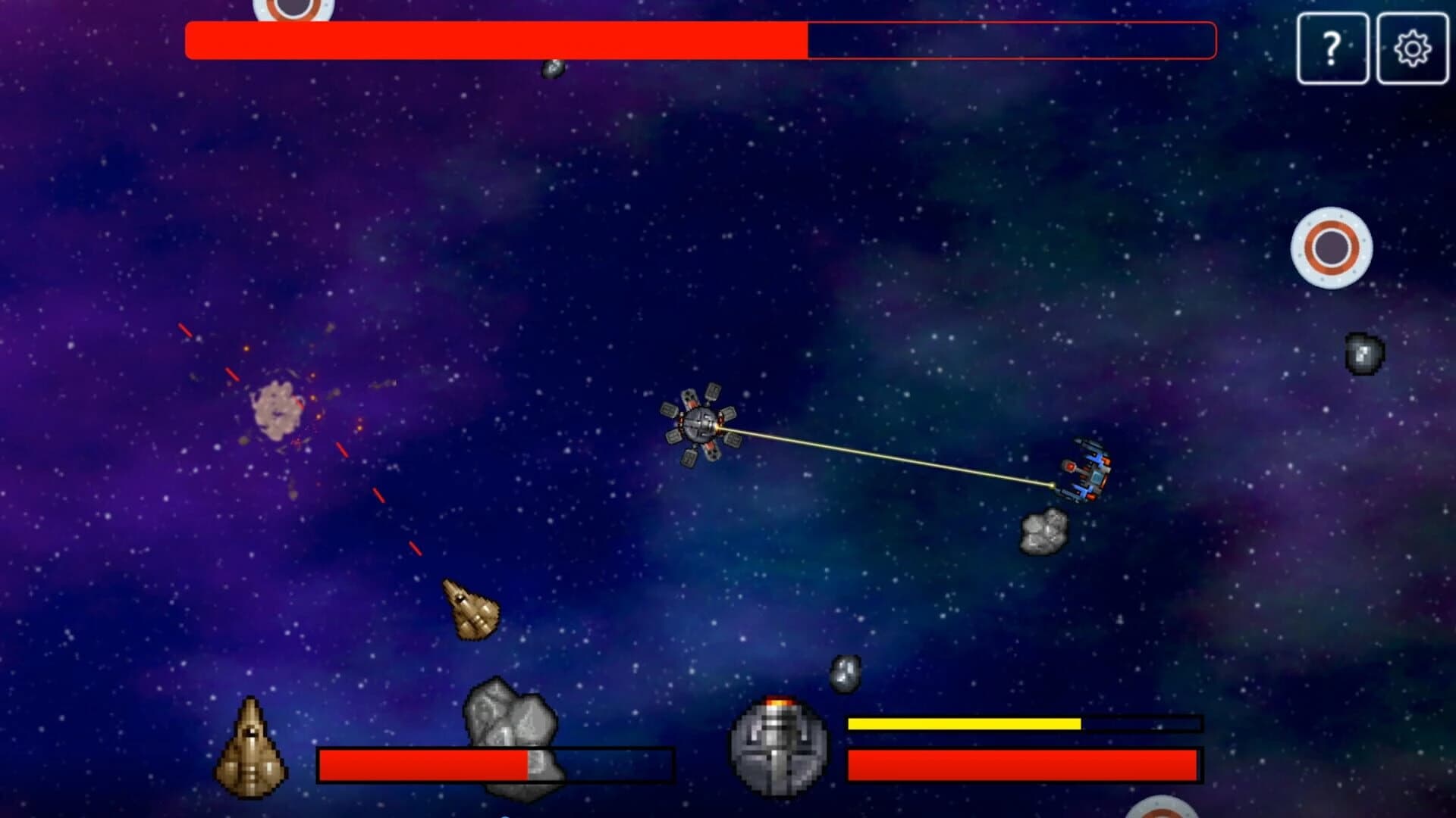 Asteroids: Multiplayer screenshot 1