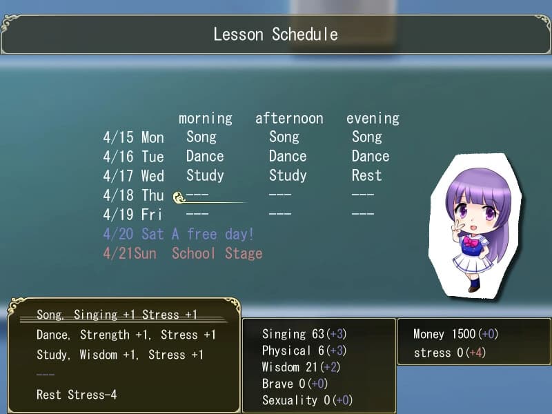 Asuka Idol Journey screenshot 2