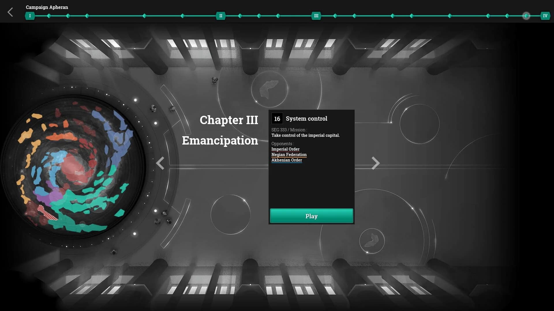 Asylamba : Influence screenshot 1