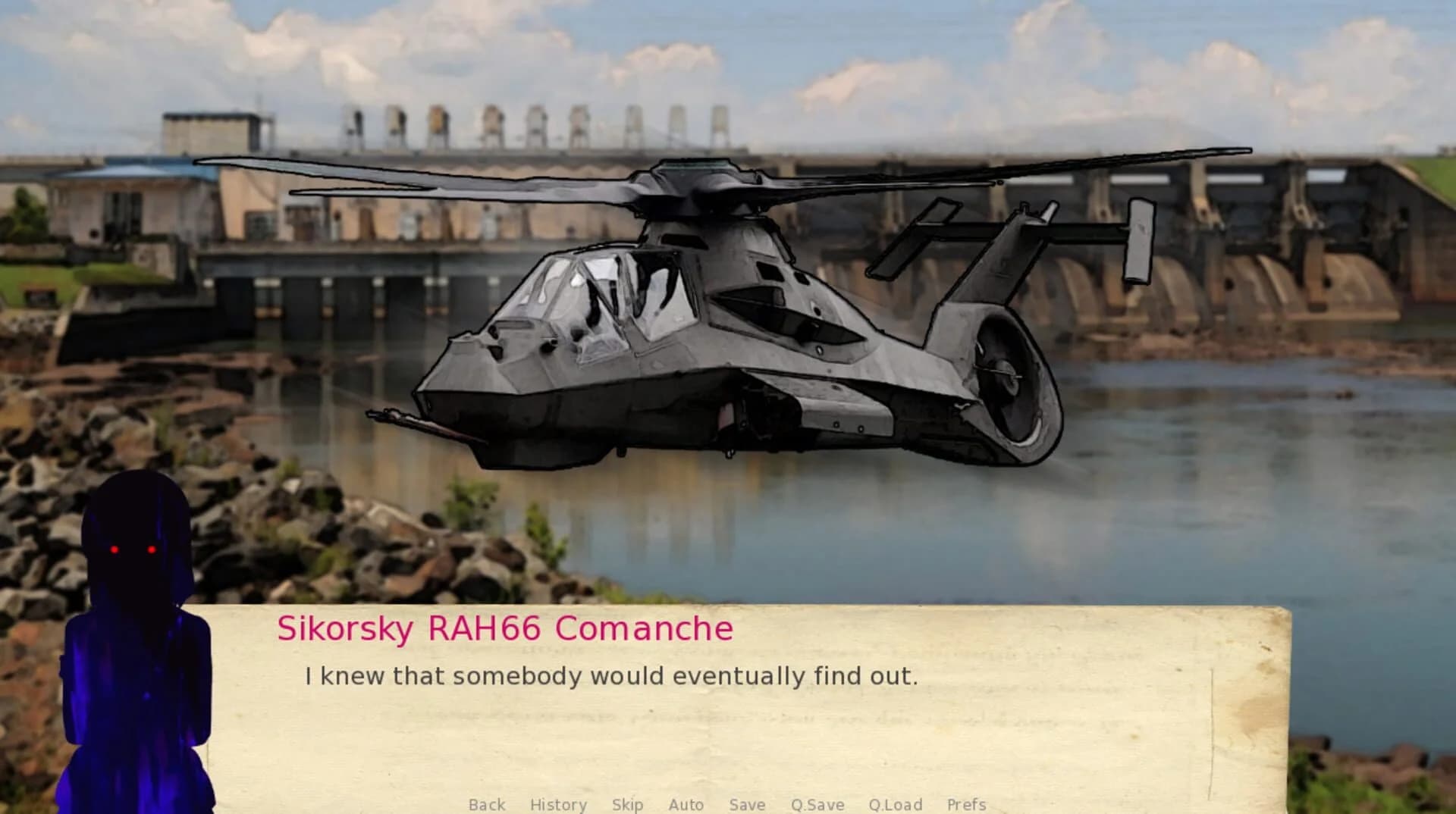 Attack Helicopter Dating Simulator screenshot 1