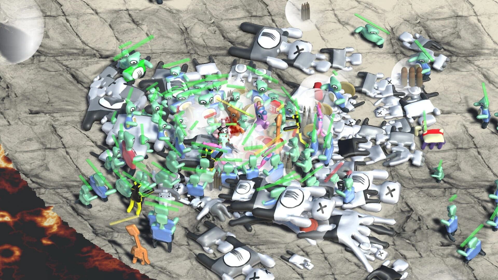 Attack of the alien thingies from lava! screenshot 4