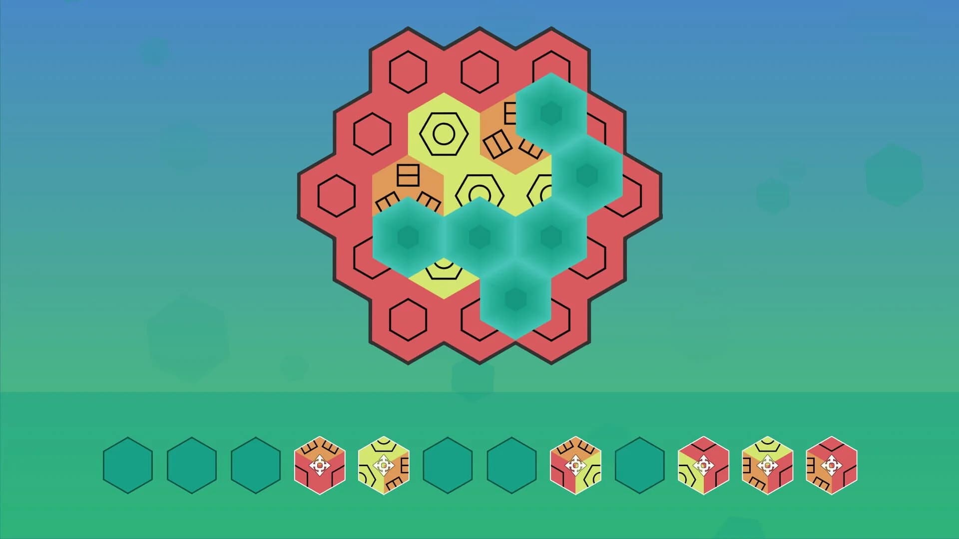 Aurora Hex: Pattern Puzzles screenshot 3