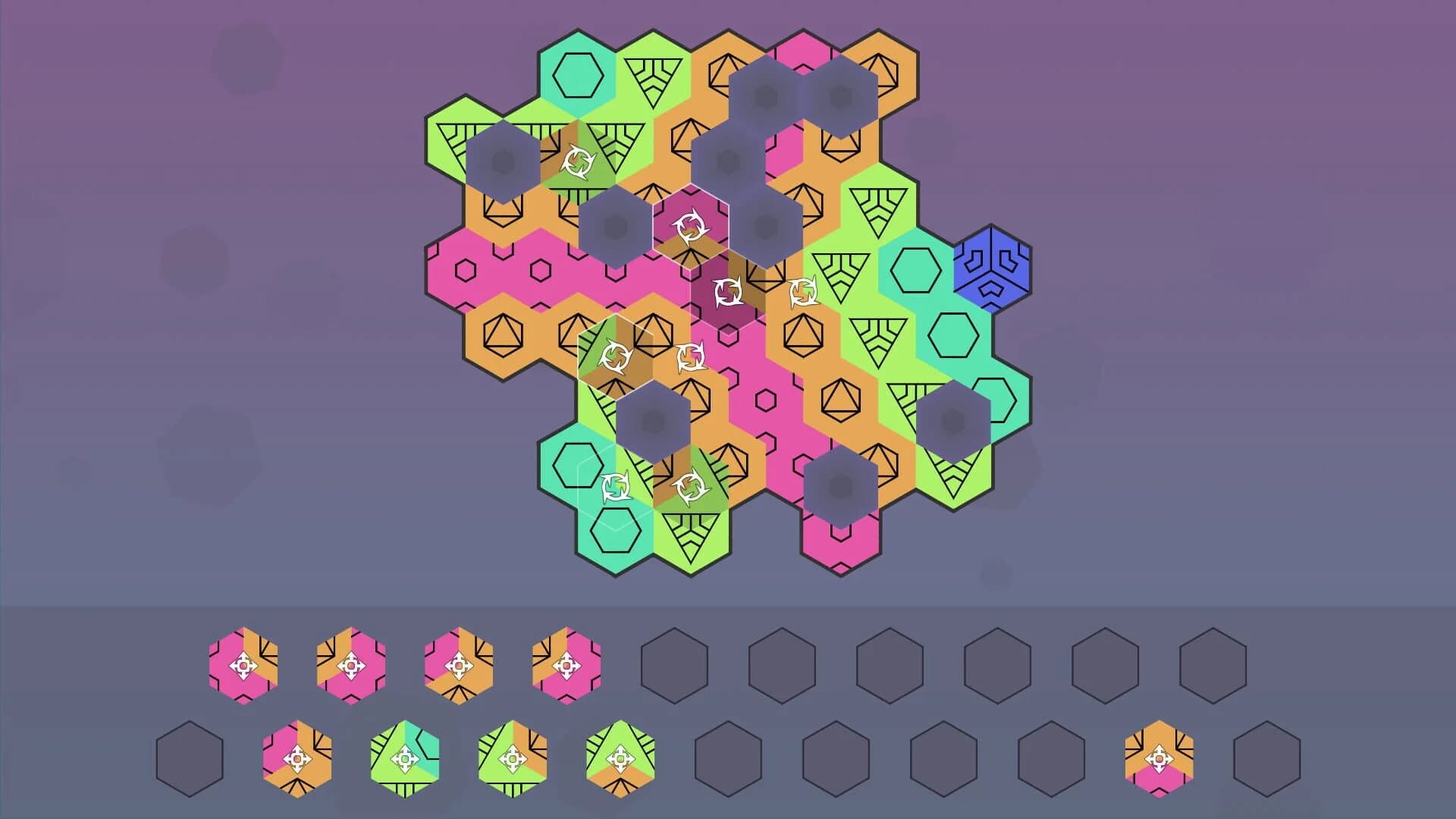 Aurora Hex: Pattern Puzzles screenshot 2