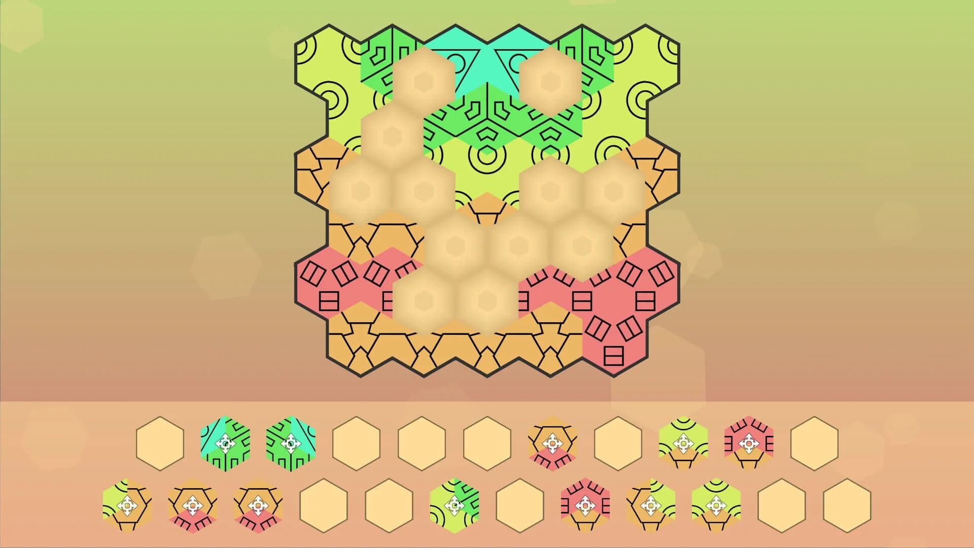 Aurora Hex: Pattern Puzzles screenshot 1