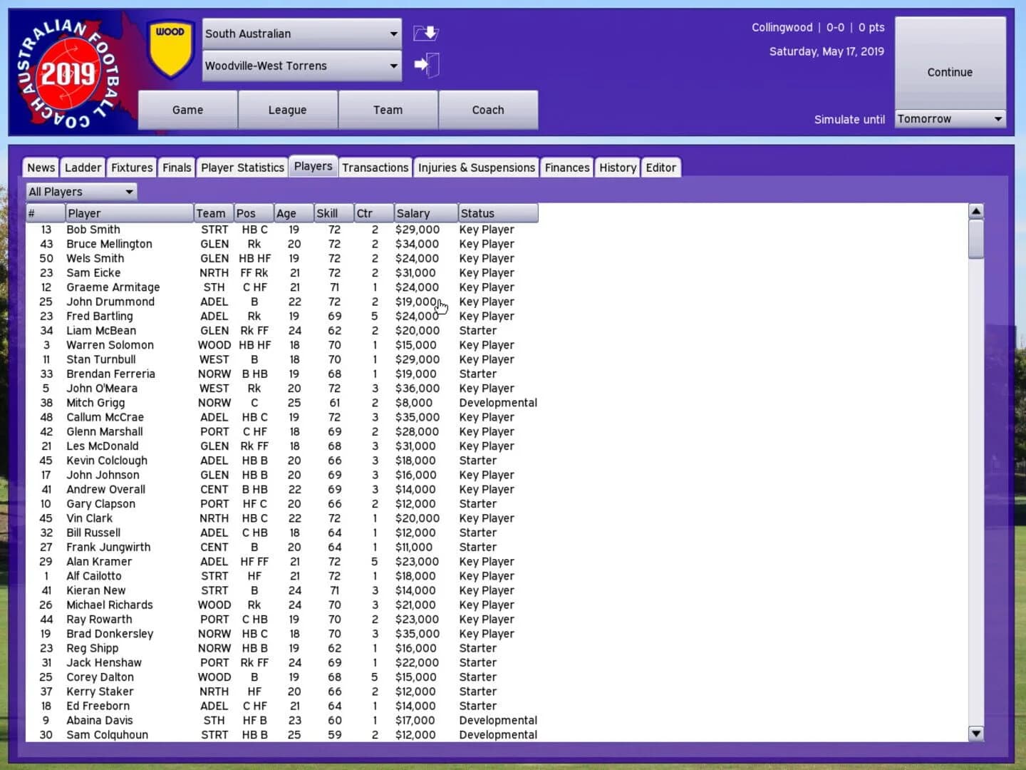 Australian Football Coach 2019 screenshot 4