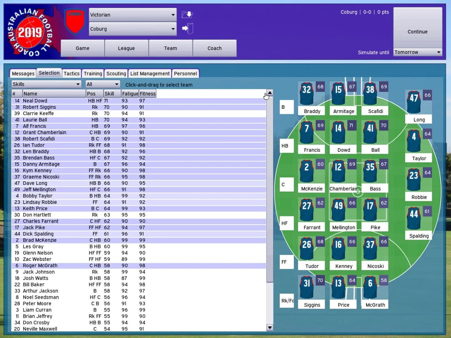 Australian Football Coach 2019 screenshot 2