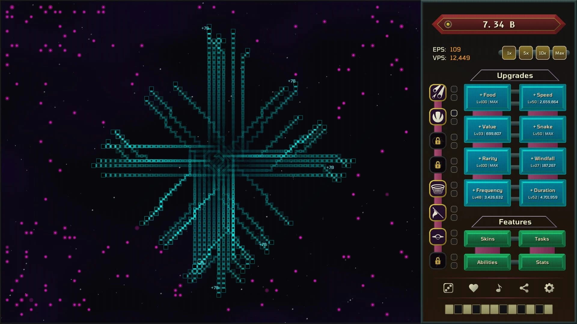 Auto Snakes in Outer Space screenshot 2