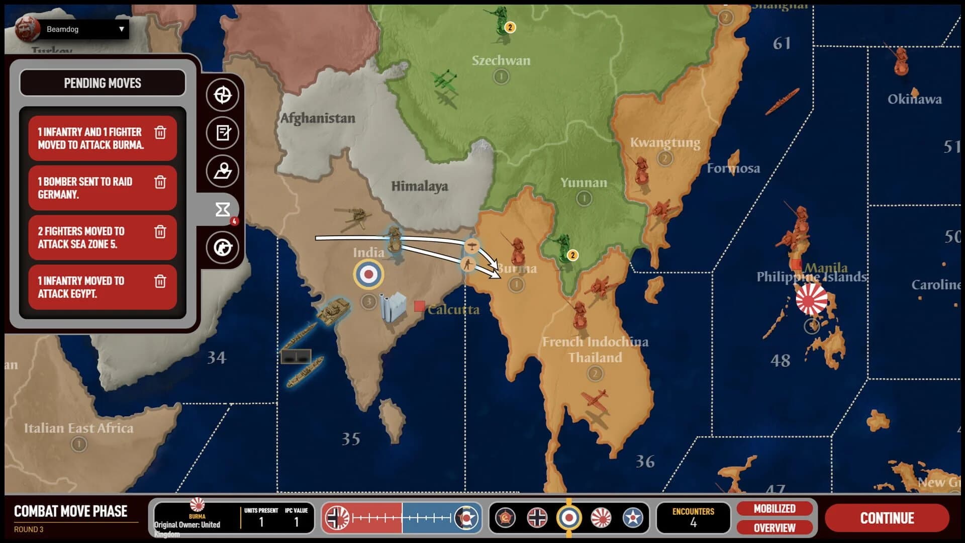 Axis & Allies 1942 Online screenshot 4