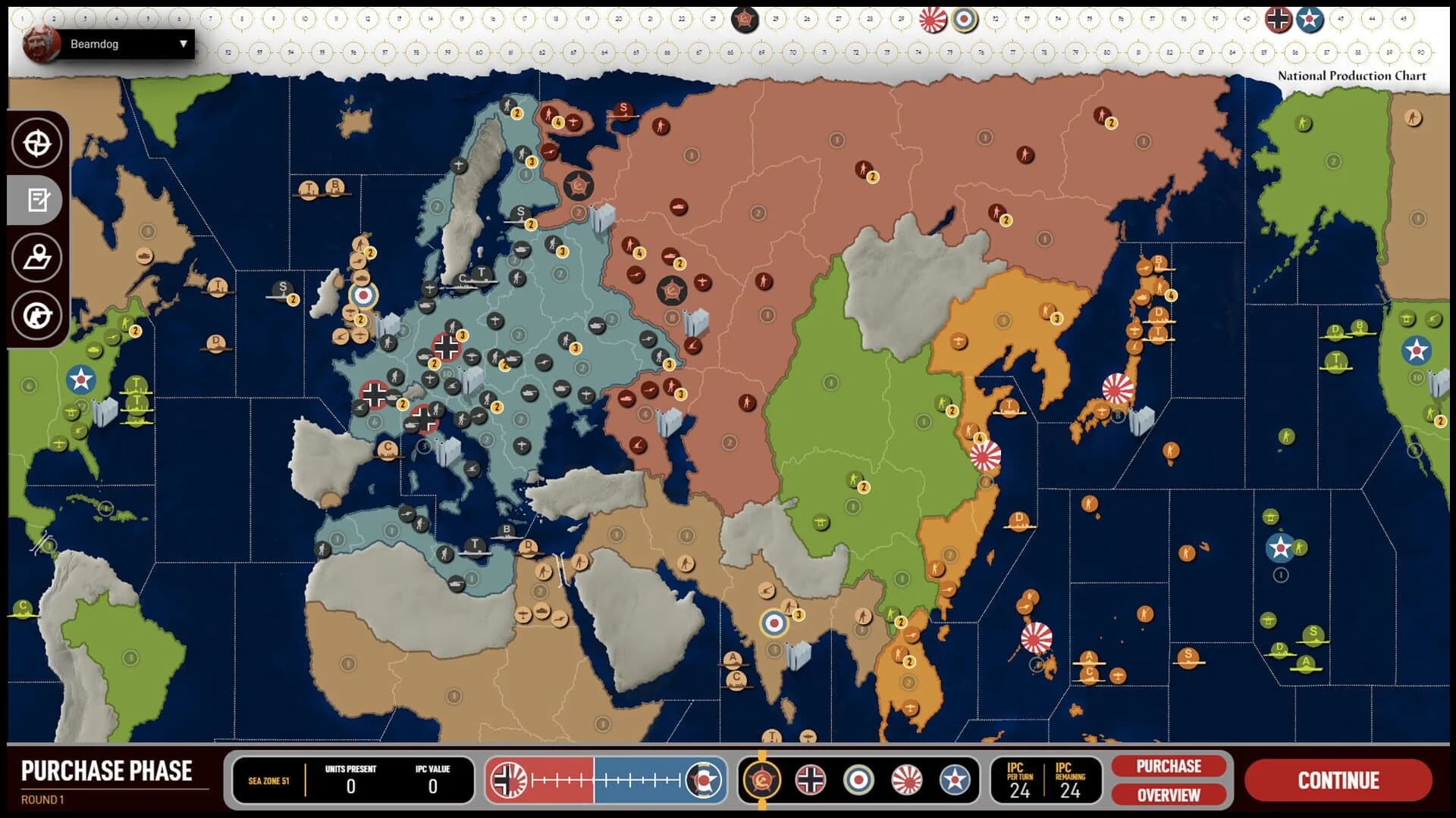Axis & Allies 1942 Online screenshot 5