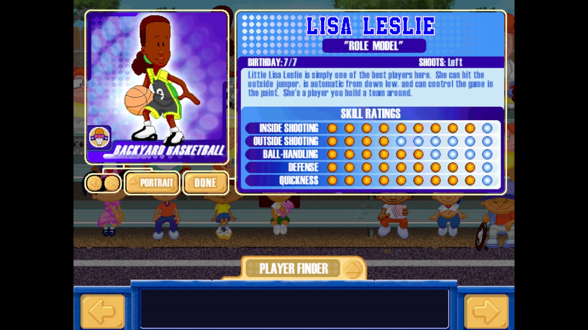 Backyard Basketball ‘01 screenshot 2