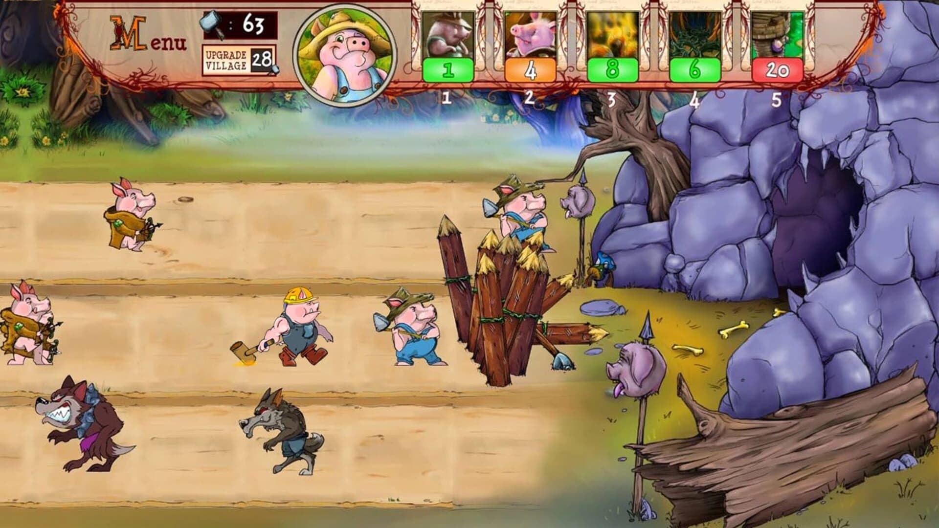Bacon Tales: Between Pigs and Wolves screenshot 5