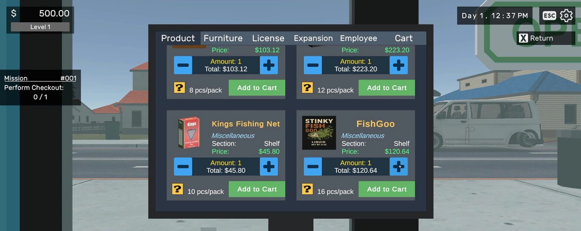 Bait & Tackle Store Simulator screenshot 3