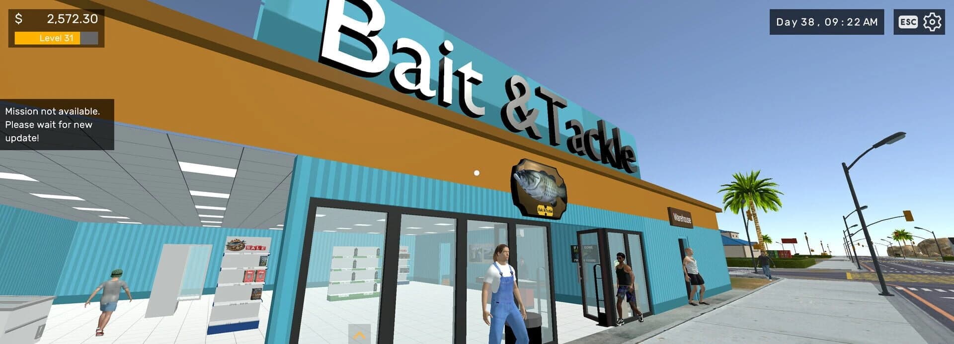 Bait & Tackle Store Simulator screenshot 1