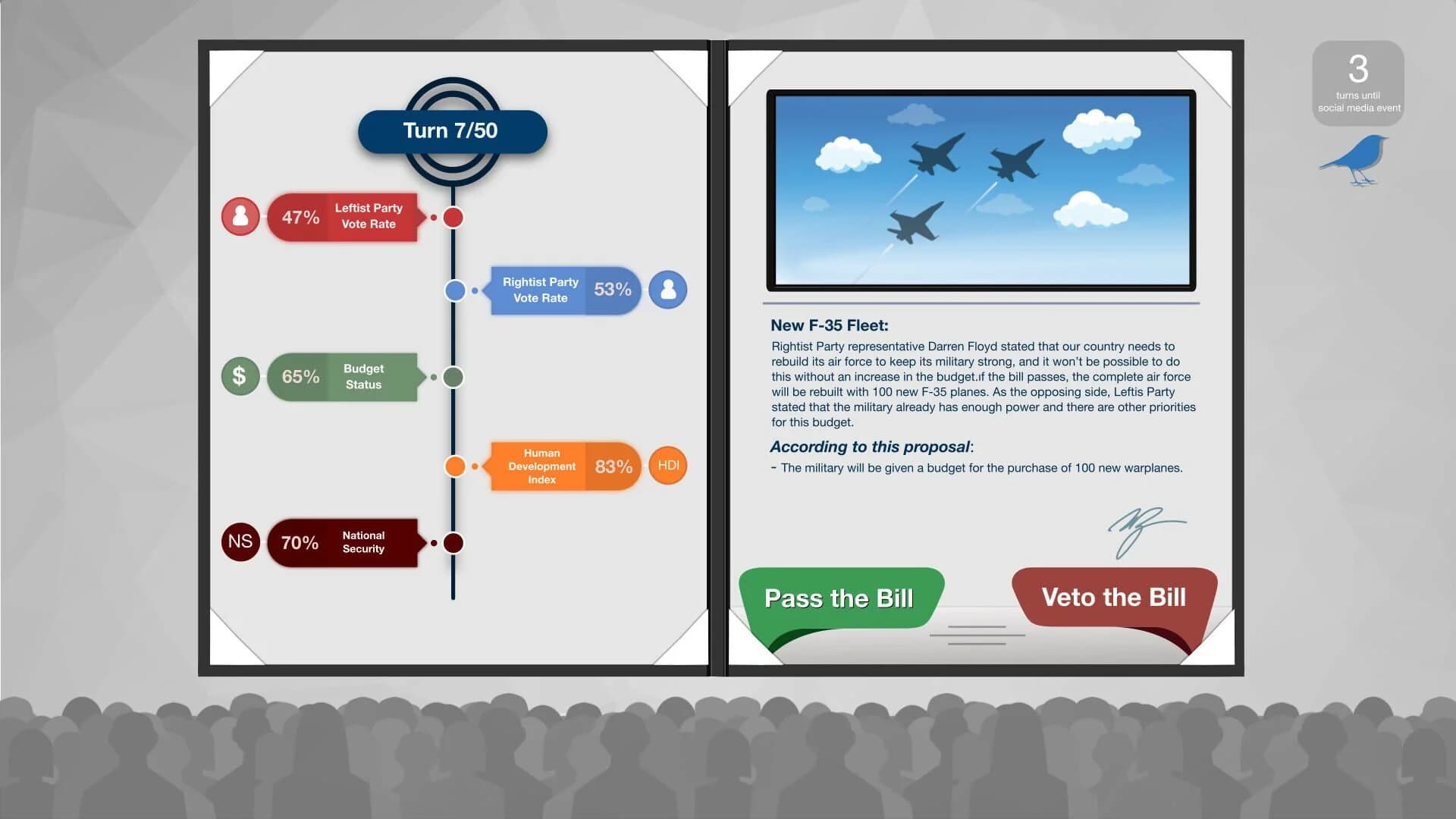 Balanced Politics Simulator screenshot 2