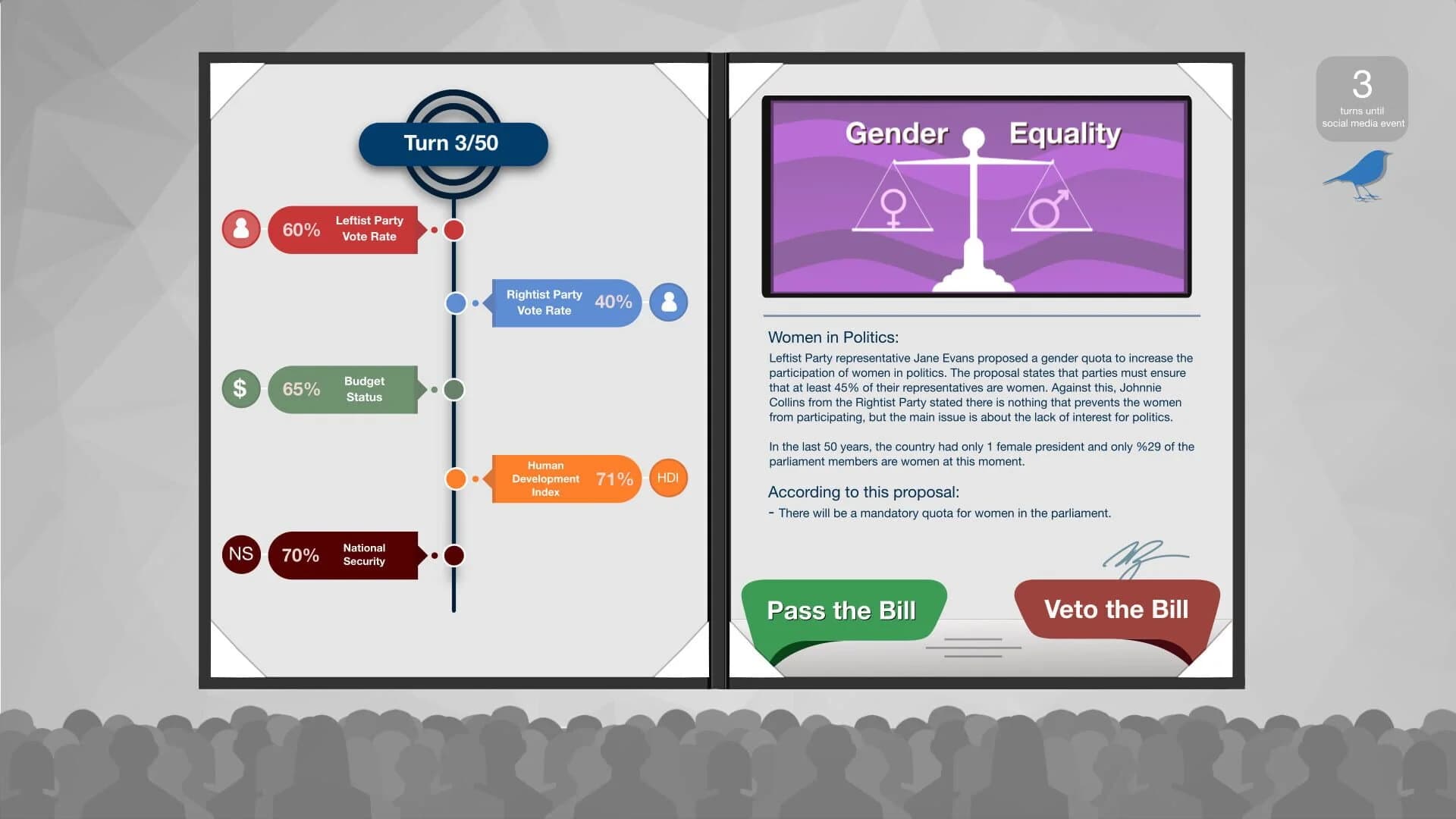 Balanced Politics Simulator screenshot 3